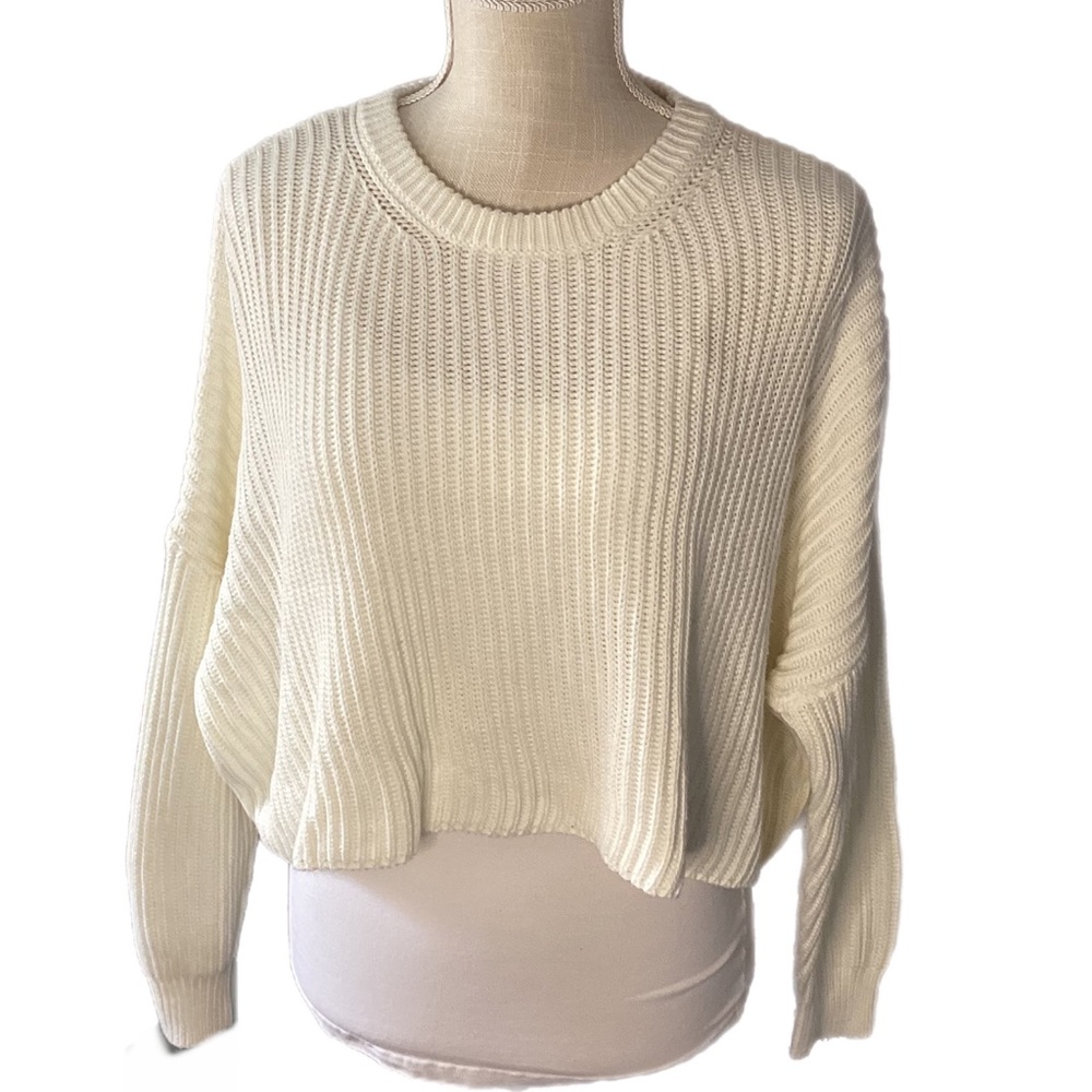 Cotton Candy Oversized Sweater XS/S Off White